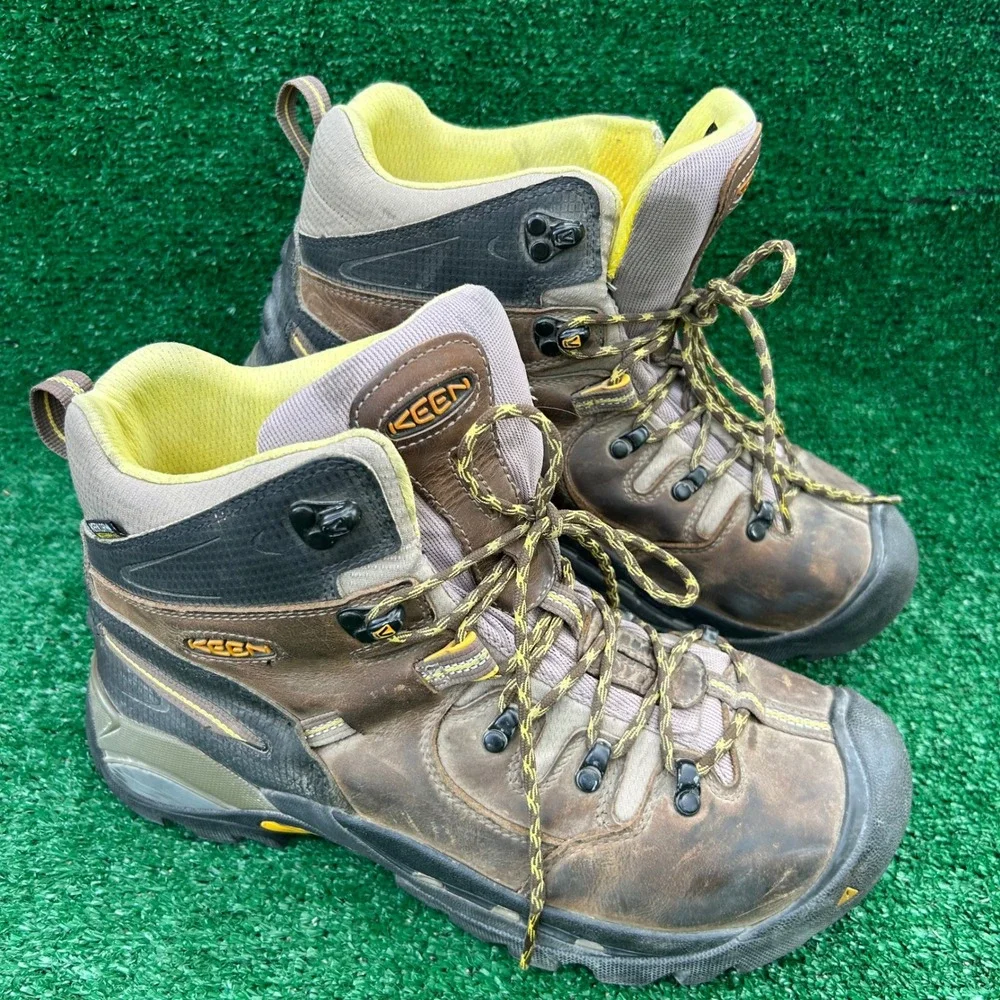 Keen Utility‎ Mens 11.5 D Brown Leather Work Boots ASTM F2413-18 EH 1007025D